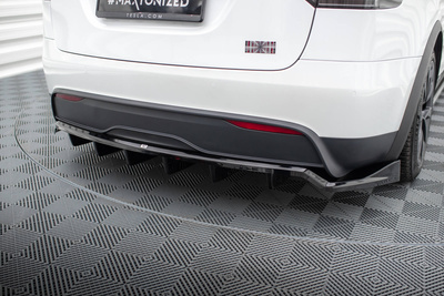 Arriere Splitter (avec une barre verticale) Tesla Model X Mk1 Facelift