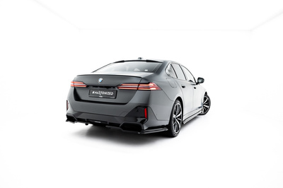 Arriere Splitter (avec une barre verticale) V.1 BMW 5 / i5 M-Pack Sedan / Touring G60 / G61