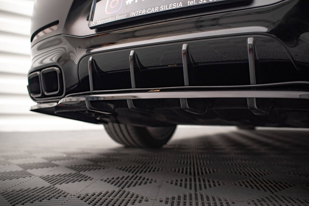 Arriere Splitter (avec une barre verticale) Mercedes-AMG GT 63S 4 Door Coupe Aero X290