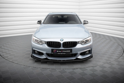 Street Pro Lame Du Pare-Chocs Avant  + Flaps BMW 4 Coupe / Gran Coupe / Cabrio M-Pack F32 / F36 / F33