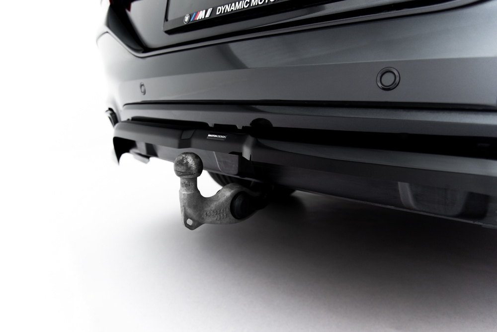 Arriere Splitter (avec une barre verticale) V.2 BMW X6 M-Pack G06 Facelift