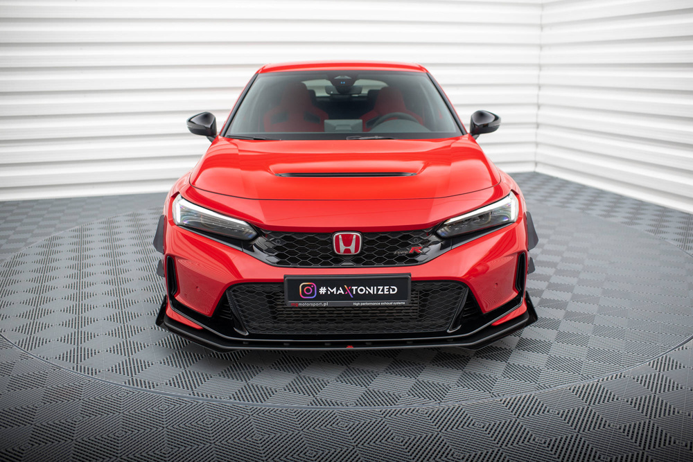 Street Pro Lame Du Pare-Chocs Avant  + Flaps Honda Civic Type-R Mk 11