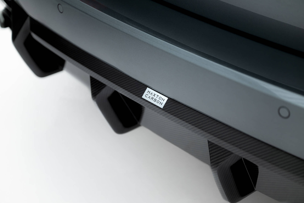 Fibre de Carbone Diffuseur Arrière Audi RS6 C8 / C8 Facelift (version without towbar)