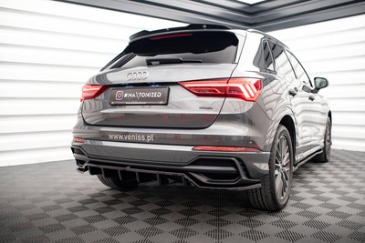 Arriere Splitter (avec une barre verticale) Audi Q3 S-Line SUV F3