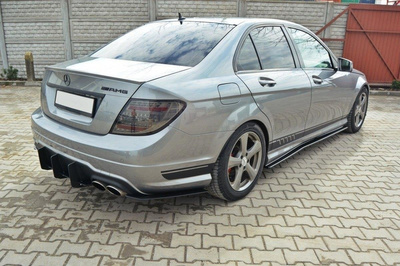 Mercedes-Benz C Sedan / Estate AMG-Line W204 / S204 DIFFUSEUR ARRIERE & LAME DU PARE CHOCS ARRIERE