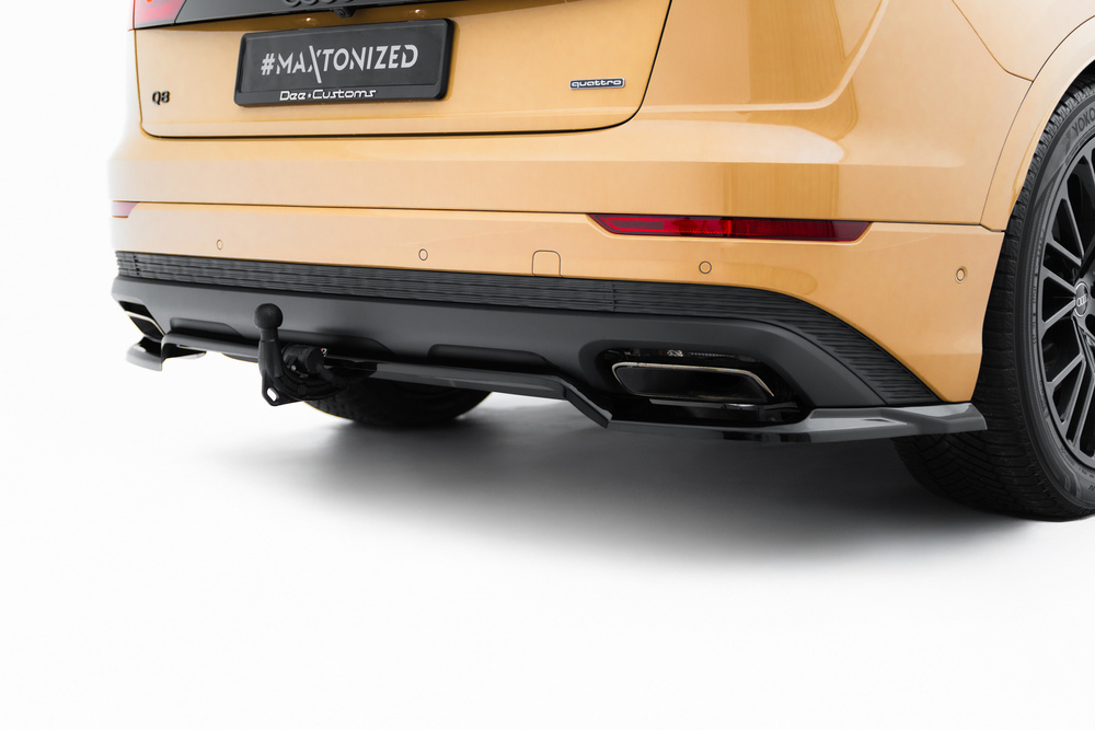 Arriere Splitter (avec une barre verticale) Audi Q8 Mk1 Facelift