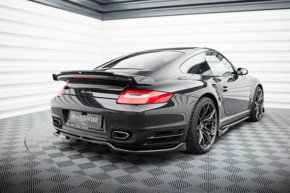Arriere Splitter (avec une barre verticale) Porsche 911 Turbo 997