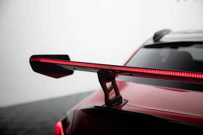 Carbon Spoiler With Internal Brackets Uprights + LED BMW M2 G87