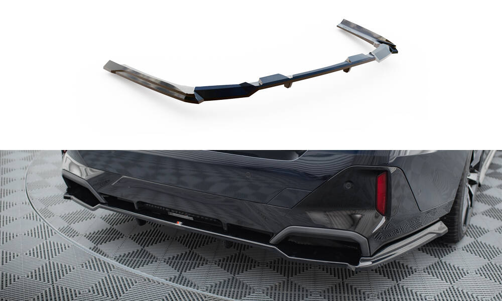 Arriere Splitter (avec une barre verticale) V.1 BMW 5 / i5 M-Pack G60