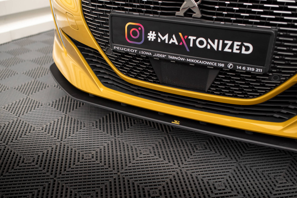 Street Pro Lame Du Pare-Chocs Avant Peugeot 208 GT Mk2