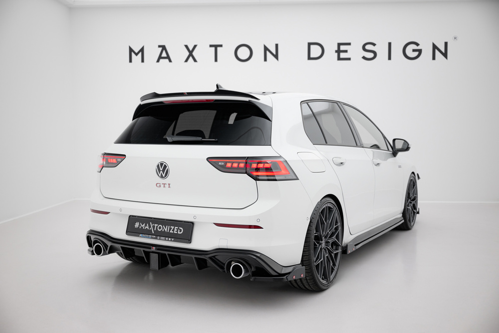 Lames De Pare-Chocs Arrière Latérales V.4 + Ailerons Volkswagen Golf GTI / GTE Mk8