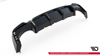 Fibre de Carbone Diffuseur Arrière Audi RS6 C8 (version without towbar)