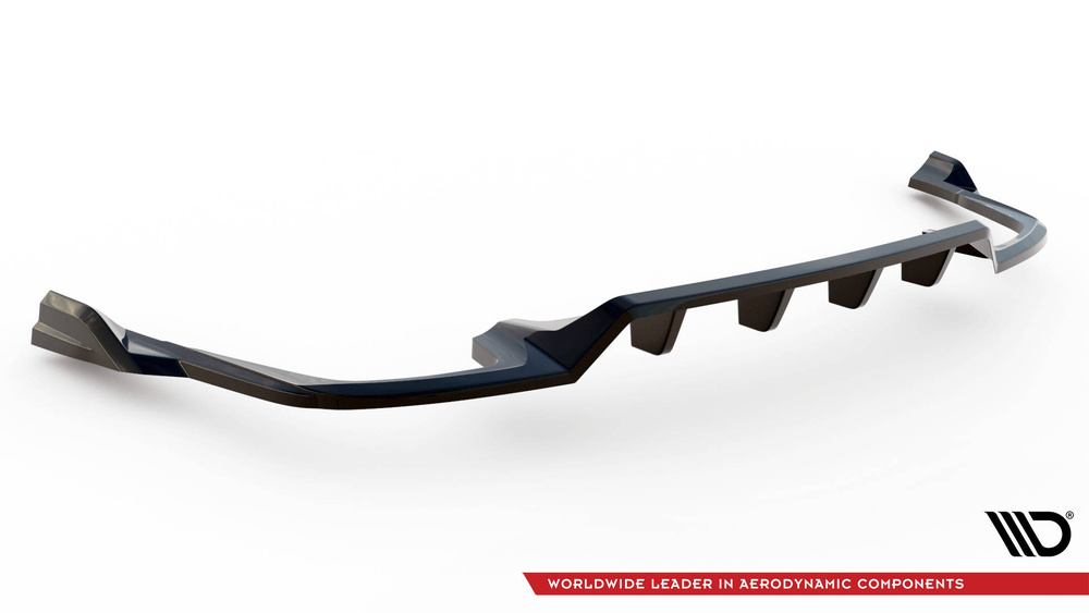 Arriere Splitter (avec une barre verticale) Volvo XC60 R-Design Mk2 Facelift