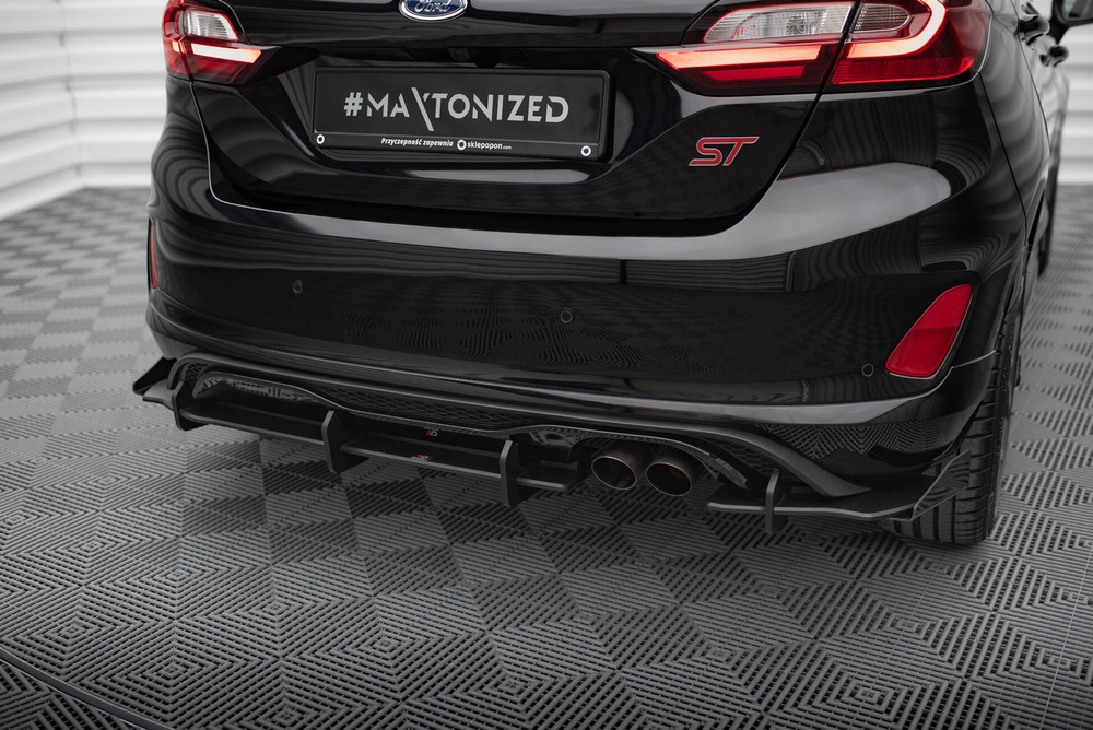 Street Pro Diffuseur Arrière Complet + Flaps Ford Fiesta Mk8 ST