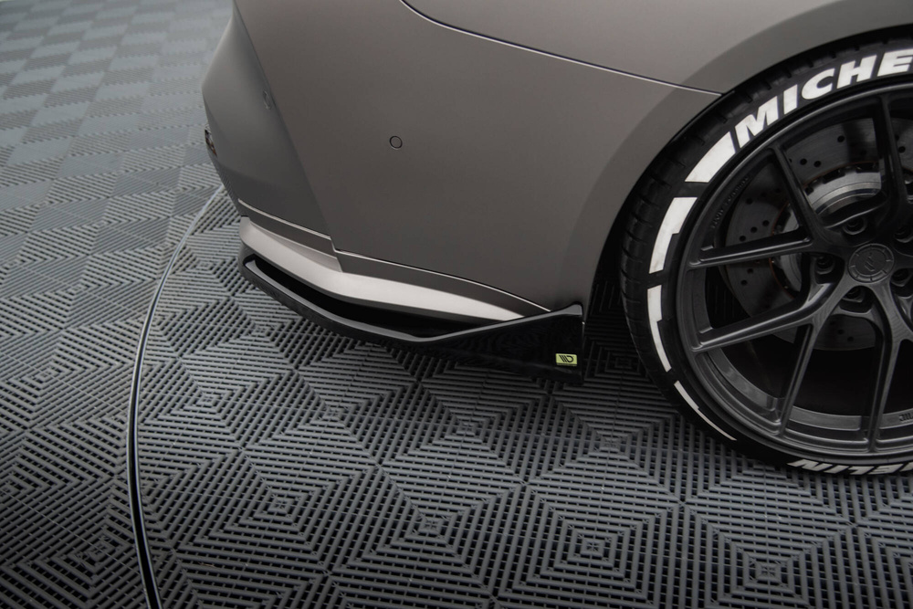 Lames De Pare-Chocs Arrière Latérales  V.3 CSL Look BMW M4 G82 / G82 Facelift