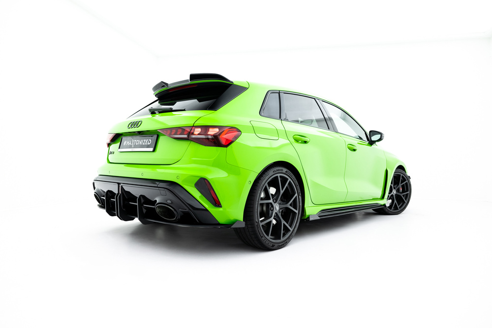 Street Pro Central Diffuseur Arriere + Flaps Audi RS3 Sportback 8Y Facelift