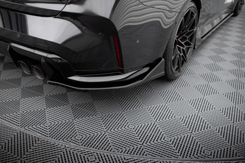 Lames De Pare-Chocs Arrière Latérales V.3 CSL Look BMW M3 Sedan / Touring G80 / G81