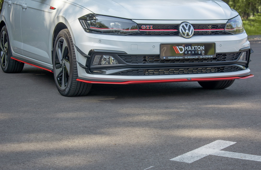 LAME DU PARE-CHOCS AVANT / SPLITTER V.2 Volkswagen Polo GTI / R-line Mk6