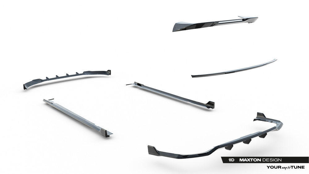 Set of Prepreg Carbon Splitters BMW X7 M-Pack G07 