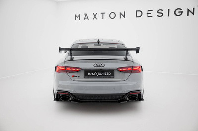 Carbon Spoiler With External Brackets Uprights V.2 Audi A5 / A5 S-Line / S5 / RS5 Coupe F5 / F5 Facelift