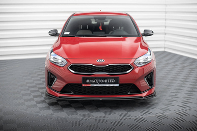 Lame du pare-chocs avant / Splitter V.2 Kia Ceed GT / GT-Line Mk3 / Proceed Mk1