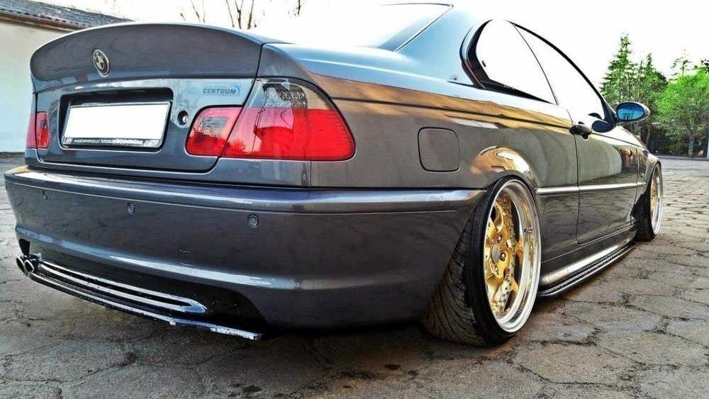 Arriere Splitter BMW 3 E46 MPACK COUPE (sans barres verticales)