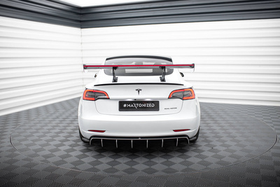 Carbon Spoiler + LED Tesla Model 3