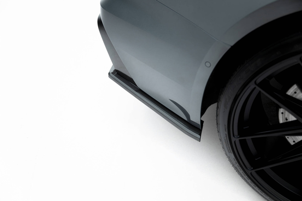 Fibre de Carbone Lames De Pare-Chocs Arrière Latérales Audi RS6 C8 / C8 Facelift