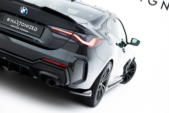 Lames De Pare-Chocs Arrière Latérales V.8 BMW 4 M-Pack G22 / G23 / G22 Facelift / G23 Facelift