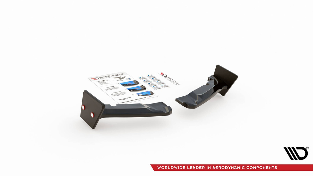 Lames De Pare-Chocs Arrière Latérales + Ailerons V.4 Toyota GR Yaris Mk4