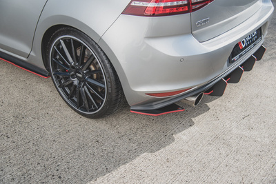 Street Pro Lame Du Pare Chocs Arriere V.2 VW Golf 7 GTI