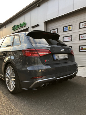 LAME DU PARE-CHOCS ARRIERE AUDI S3 8V FACELIFT