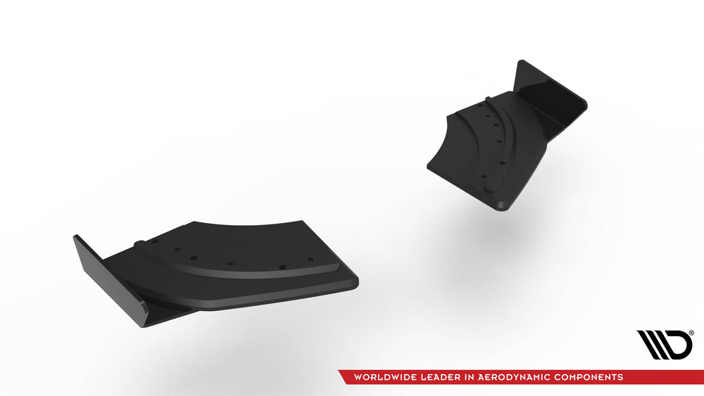 Street Pro Lame Du Pare Chocs Arriere + Flaps Volkswagen Scirocco R Mk3