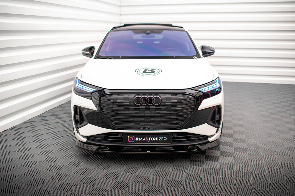 Lame Du Pare-Chocs Avant V.1 Audi Q4 e-tron Sportback S-line Mk1