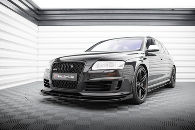 Street Pro Lame Du Pare-Chocs Avant  + Flaps Audi RS6 Avant C6