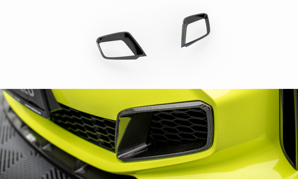 Prepreg Carbon Fiber Front Bumper Side Vents BMW 1 F40 M-Pack/ M135i