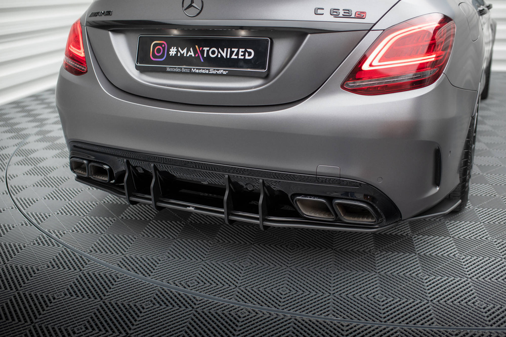 Street Pro Central Diffuseur Arriere Mercedes-AMG C63 Sedan / Estate W205 Facelift