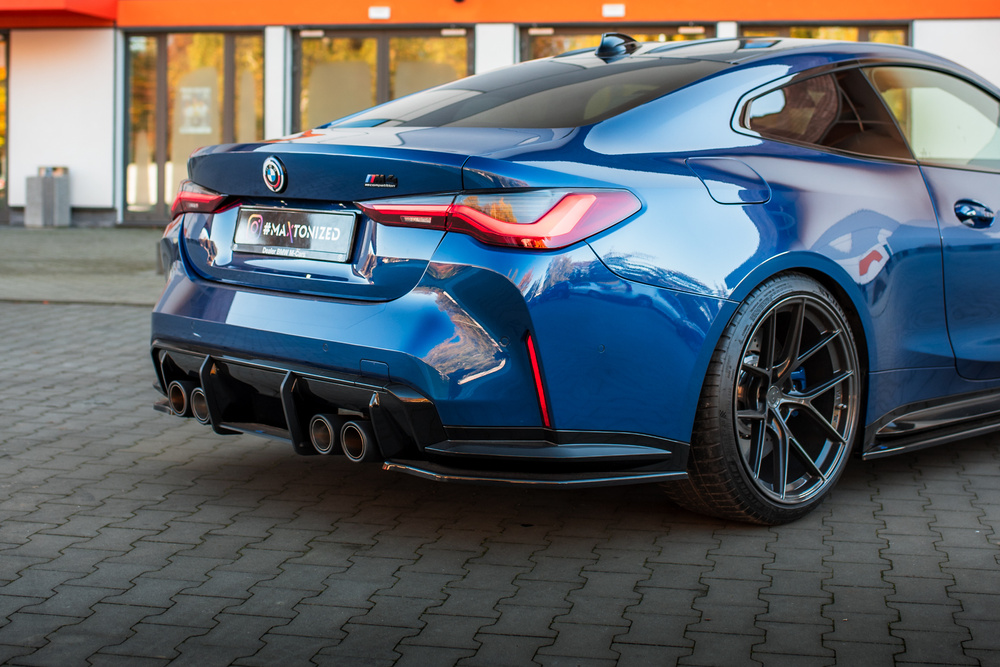 Lames De Pare-Chocs Arrière Latérales  V.2 BMW M4 G82 / G82 Facelift