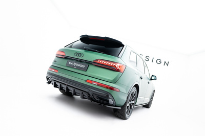 Arriere Splitter (avec une barre verticale) Audi Q7 S-Line Mk2 Facelift