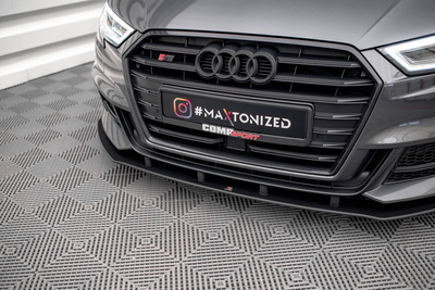 Street Pro Lame Du Pare-Chocs Avant Audi S3 / A3 S-Line Sportback 8V Facelift