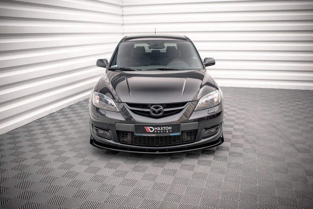 Street Pro Lame Du Pare-Chocs Avant V.1 + Flaps Mazda 3 MPS Mk1