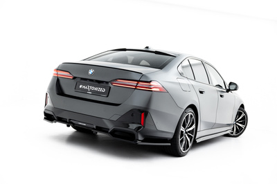 Arriere Splitter (avec une barre verticale) V.2 BMW 5 / i5 M-Pack Sedan / Touring G60 / G61