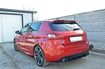Arriere Splitter PEUGEOT 308 II GTI (avec barres verticales)