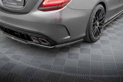 Arriere Splitter (avec une barre verticale) Mercedes-AMG C63 Sedan / Estate W205 Facelift