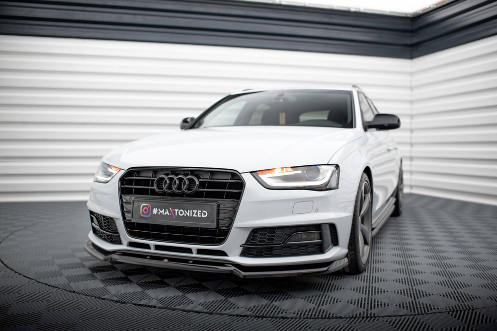 Lame Du Pare-Chocs Avant V.2 Audi A4 Competition B8 Facelift