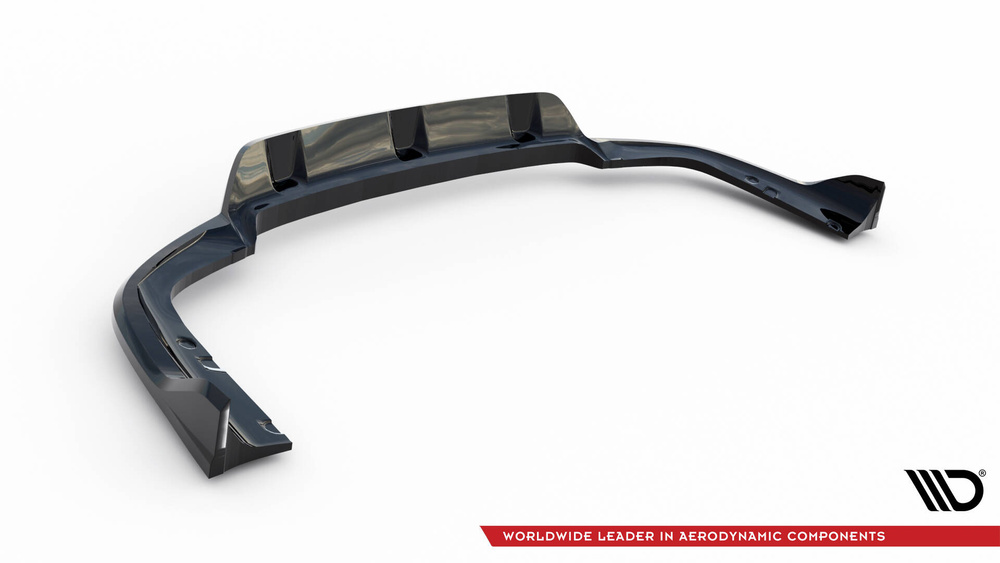 Arriere Splitter (avec une barre verticale) V.2 BMW X6 M-Pack G06 Facelift