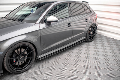 Street Pro Rajouts Des Bas De Caisse Audi S3 / A3 S-Line Sportback 8V Facelift