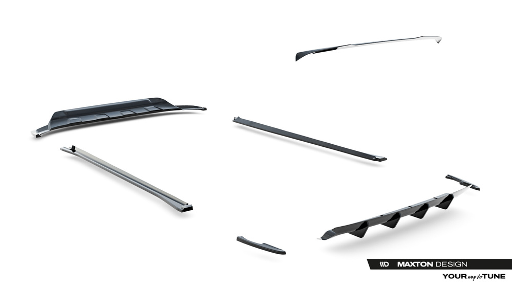 Ensemble Diffuseur Volkswagen Touareg R-Line Mk3