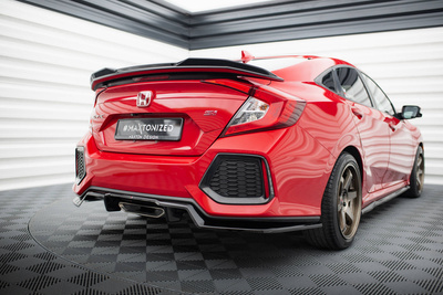 Arriere Splitter (avec une barre verticale) Honda Civic SI Mk10