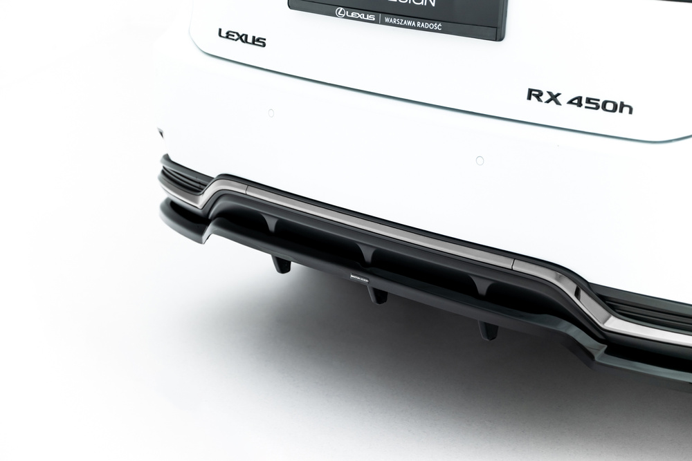 Arriere Splitter (avec une barre verticale) Lexus RX F-Sport Mk4 Facelift
